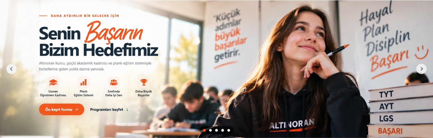 Altınoran Kursu bannerı